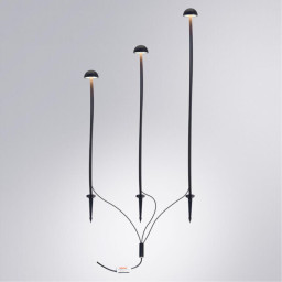 Грунтовый светильник ARTE Lamp A1081PA-3BK