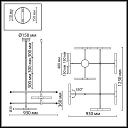 Подвесной светильник Odeon Light 4306/16