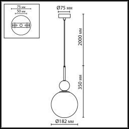 Подвесной светильник Odeon Light 4361/1A