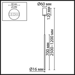 Подвесной светильник Odeon Light 7103/4L