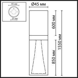 Накладной светильник Odeon Light 7143/4CL