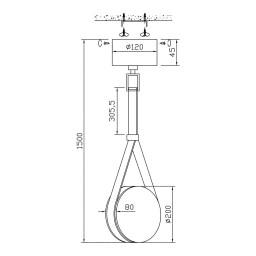 Подвесной светильник Fluorite FL1202-1P