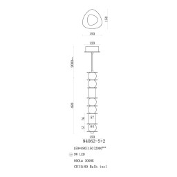 Подвесной светильник Fluorite FL1198-7P