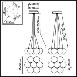 Подвесная люстра Odeon Light 7109/7