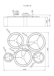 Накладной светильник Moderli V11398-5C
