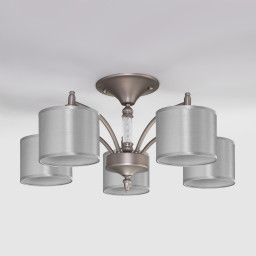 Люстра на штанге Eurosvet 60080/5 сатин-никель