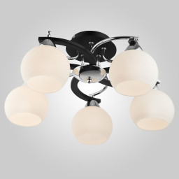 Накладная люстра Eurosvet 9654/5 хром/черный