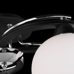 Накладная люстра Eurosvet 9654/5 хром/черный