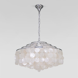 Подвесная люстра Eurosvet 3535/6 хром/перламутр Smart