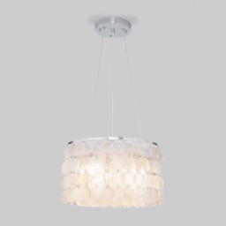 Подвесная люстра Eurosvet 60005/3 хром/перламутр