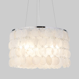 Подвесная люстра Eurosvet 60005/3 хром/перламутр