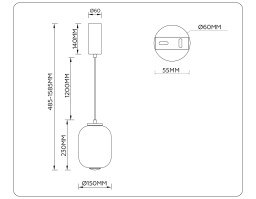 Подвесной светильник Ambrella Light LH11031