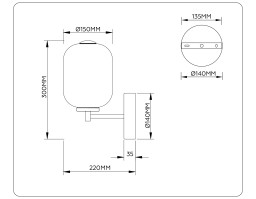 Бра Ambrella Light LH11039