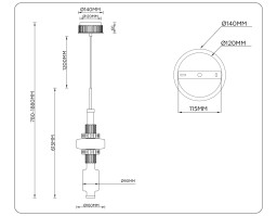 Подвесной светильник Ambrella Light LH53121
