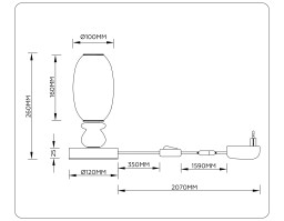 Настольная лампа Ambrella Light LH53154
