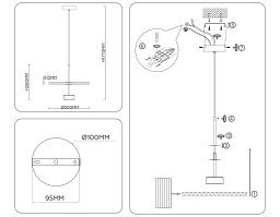 Подвесной светильник Ambrella Light LH72605