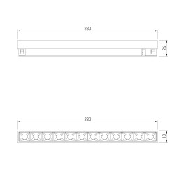 Светильник на шине Elektrostandard 85528/01 латунь