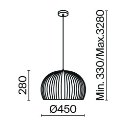 Подвесной светильник Maytoni MOD195PL-01W1