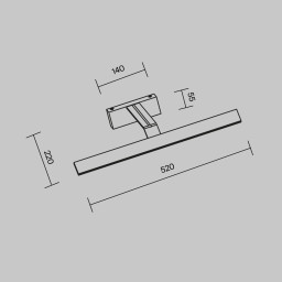Светильник для картин Maytoni MIR010WL-L12B4K