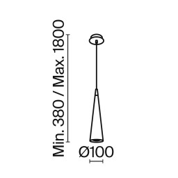 Подвесной светильник Maytoni Technical P318PL-01B