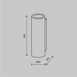 Бра Maytoni Technical C191-WL-02-W