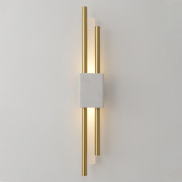 Бра Crystal Lux CARTA AP6W LED WHITE/BRASS