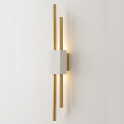 Бра Crystal Lux CARTA AP6W LED WHITE/BRASS