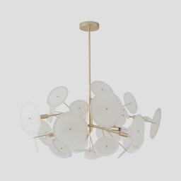 Люстра на штанге Crystal Lux DANDELION SP10 GOLD