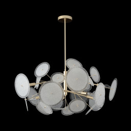 Люстра на штанге Crystal Lux DANDELION SP10 GOLD