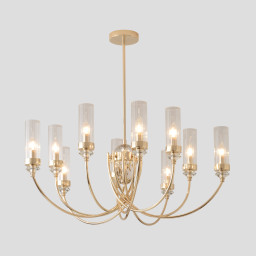 Люстра на штанге Crystal Lux SECRET SP10 GOLD