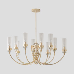 Люстра на штанге Crystal Lux SECRET SP10 GOLD
