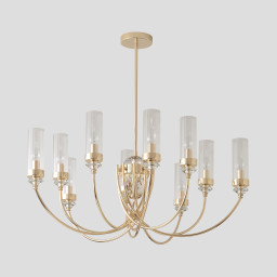 Люстра на штанге Crystal Lux SECRET SP10 GOLD