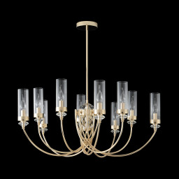 Люстра на штанге Crystal Lux SECRET SP10 GOLD