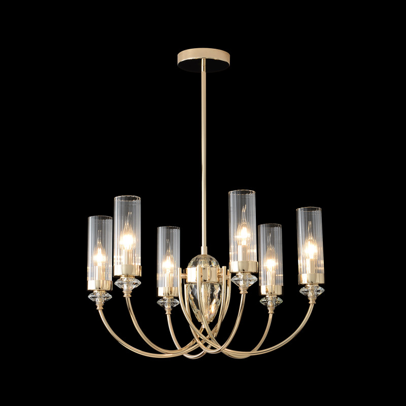 Люстра на штанге Crystal Lux SECRET SP6 GOLD 29900₽