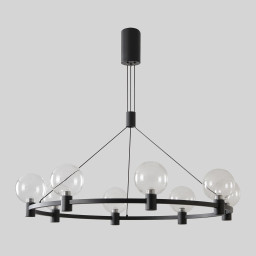 Подвесная люстра Crystal Lux DUET SP56W LED BLACK