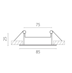База встраиваемая Lightstar 215007