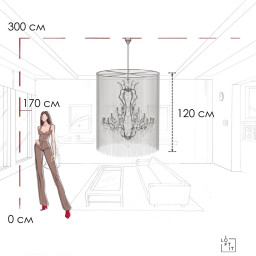 Подвесная люстра LOFT IT 10450/1200