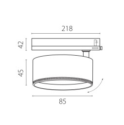 Светильник на шине Lightstar A5537TRIAC
