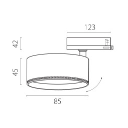 Светильник на шине Lightstar A5537QT60G