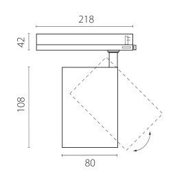 Светильник на шине Lightstar A5336TRIAC