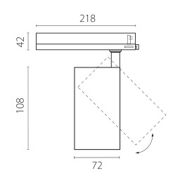 Светильник на шине Lightstar A5236TRIAC