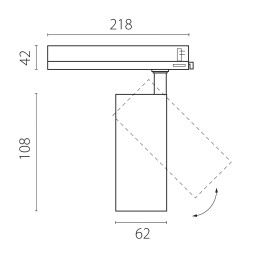 Светильник на шине Lightstar A5147TRIAC