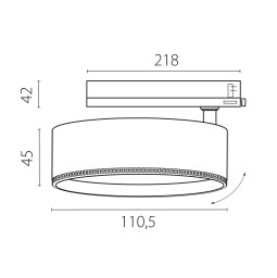 Светильник на шине Lightstar A5646TRIAC