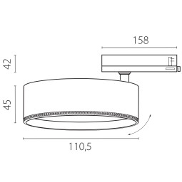 Светильник на шине Lightstar A5647QT