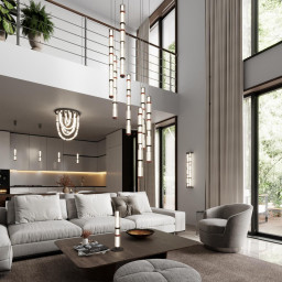 Каскадная люстра Odeon Light 5456/210L