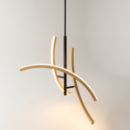 Люстра на штанге Maytoni MOD428PL-L27BK