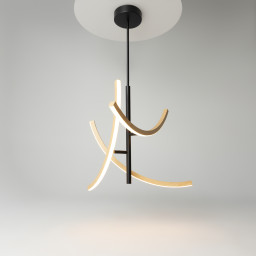 Люстра на штанге Maytoni MOD428PL-L27BK