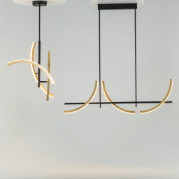 Люстра на штанге Maytoni MOD428PL-L27BK