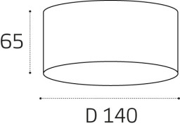 Накладной светильник ITALLINE IT014-0206 nickel