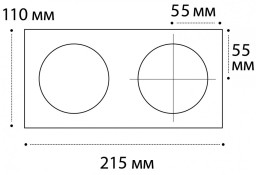 Рамка ITALLINE IT08-8015 white